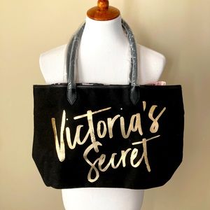 NWT Victoria’s Secret black tote